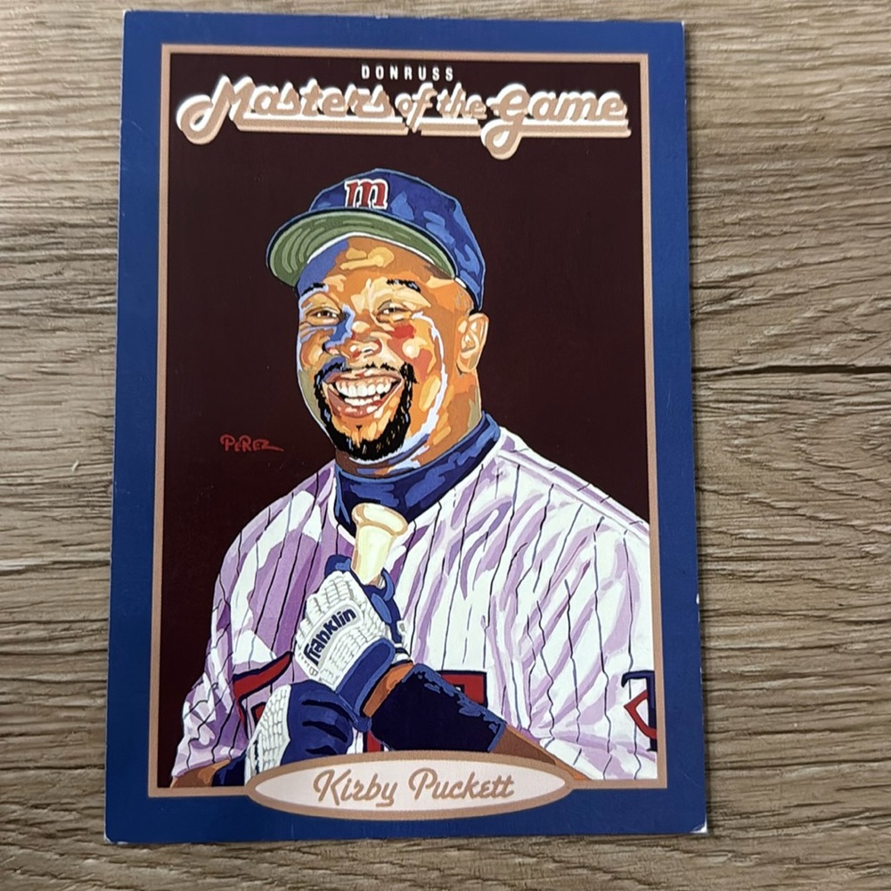 Available Rare Kirby Puckett trading card